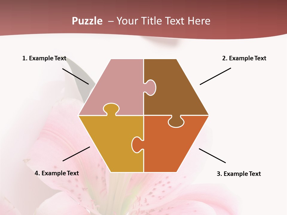 A Woman's Nails With Pink Flowers On Them PowerPoint Template