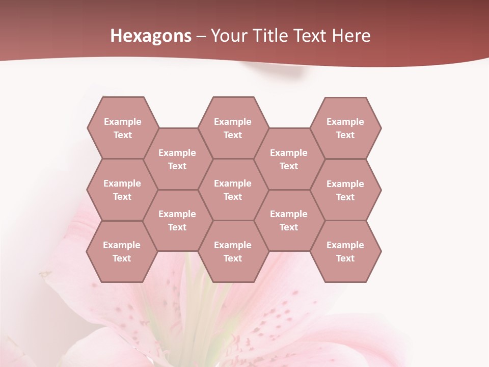 A Woman's Nails With Pink Flowers On Them PowerPoint Template