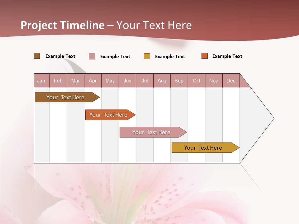 A Woman's Nails With Pink Flowers On Them PowerPoint Template