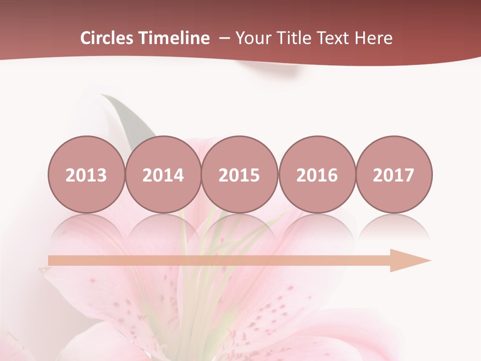 A Woman's Nails With Pink Flowers On Them PowerPoint Template