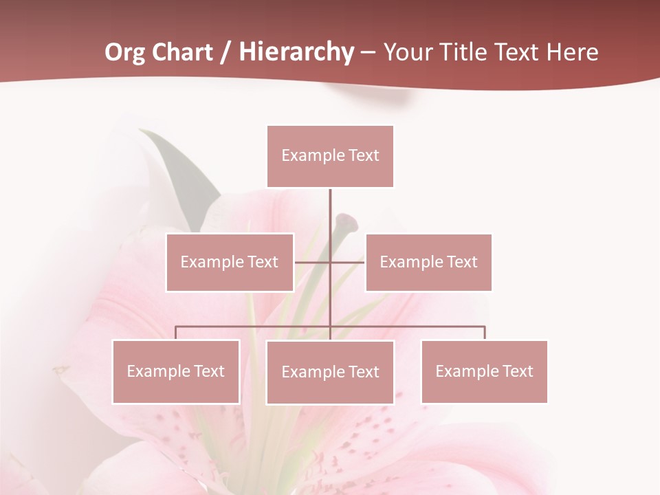 A Woman's Nails With Pink Flowers On Them PowerPoint Template