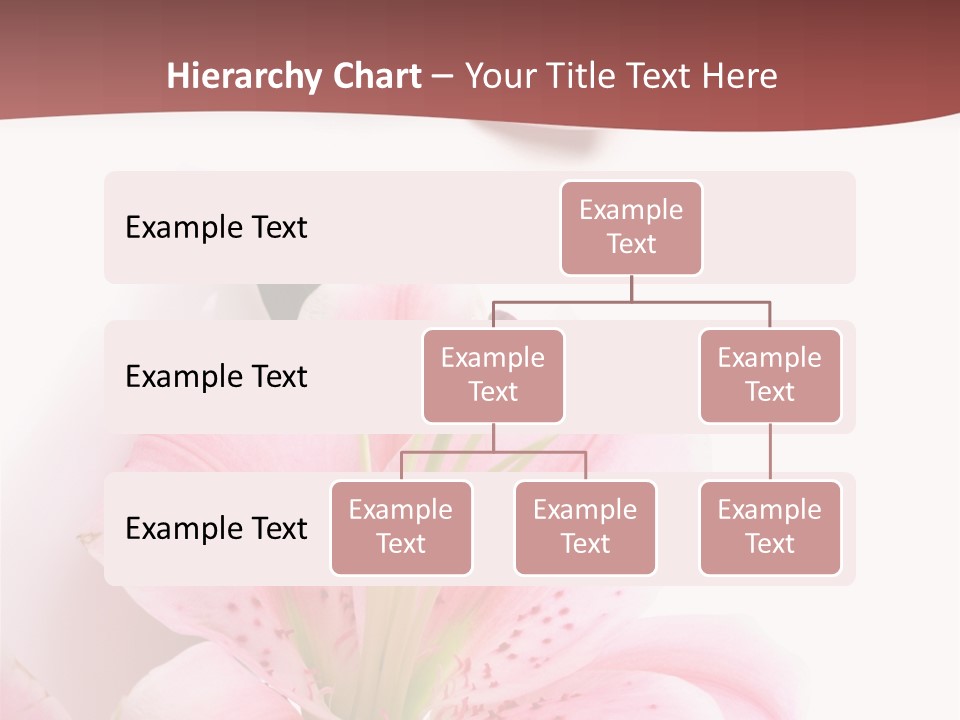 A Woman's Nails With Pink Flowers On Them PowerPoint Template