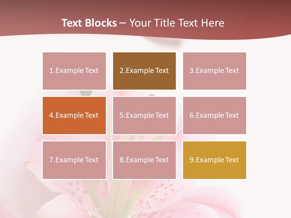 A Woman's Nails With Pink Flowers On Them PowerPoint Template