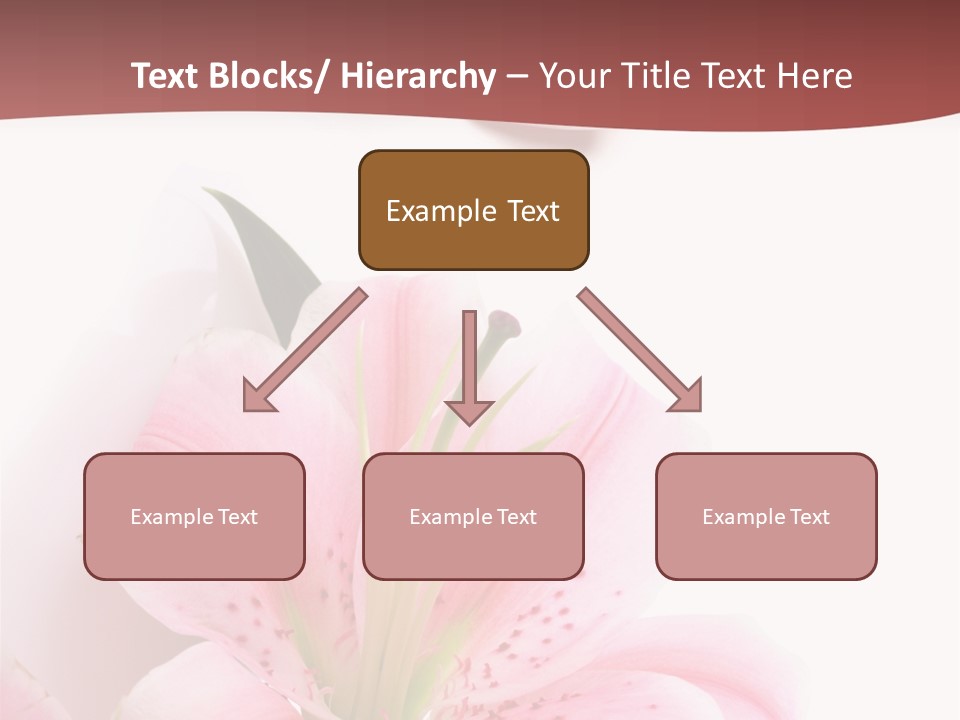 A Woman's Nails With Pink Flowers On Them PowerPoint Template