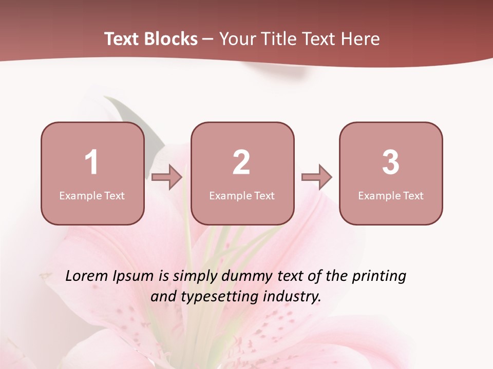 A Woman's Nails With Pink Flowers On Them PowerPoint Template