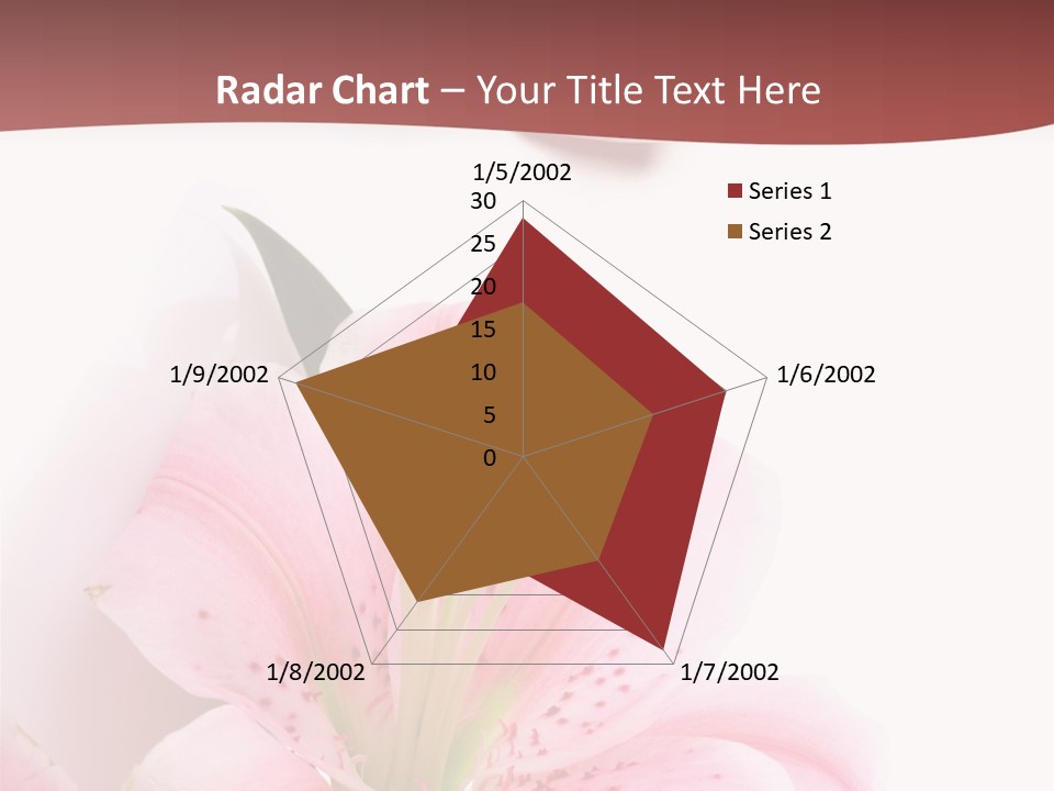 A Woman's Nails With Pink Flowers On Them PowerPoint Template