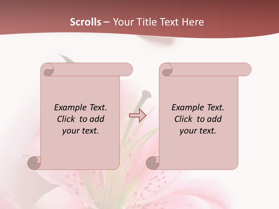 A Woman's Nails With Pink Flowers On Them PowerPoint Template