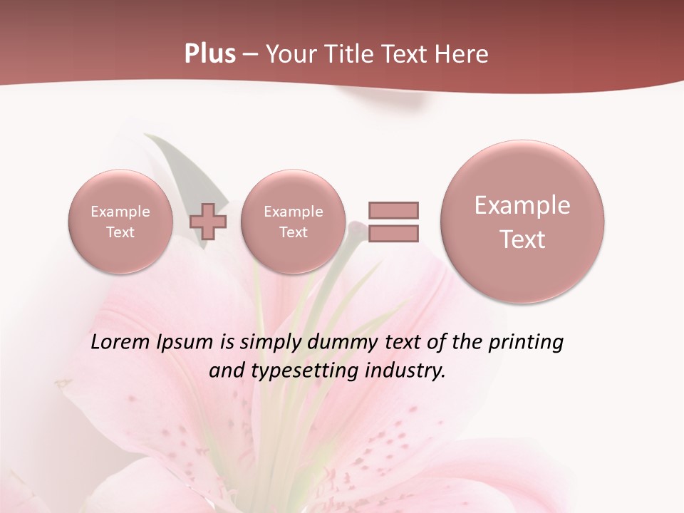 A Woman's Nails With Pink Flowers On Them PowerPoint Template
