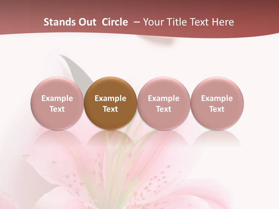 A Woman's Nails With Pink Flowers On Them PowerPoint Template