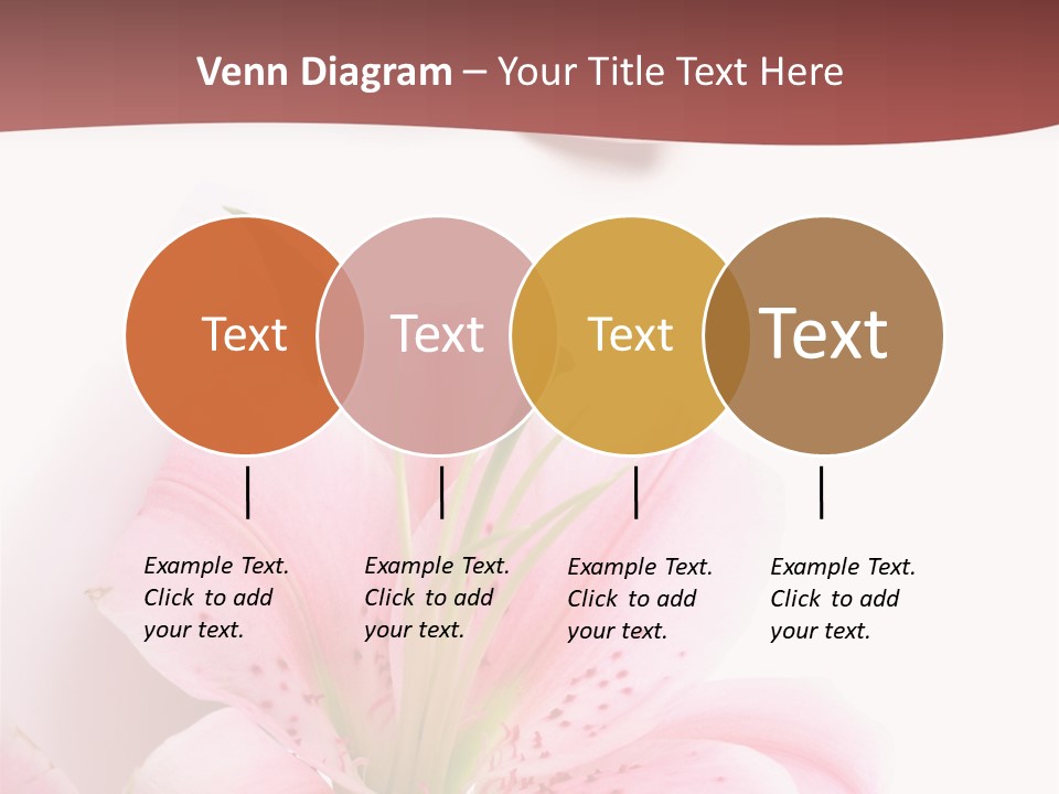 A Woman's Nails With Pink Flowers On Them PowerPoint Template