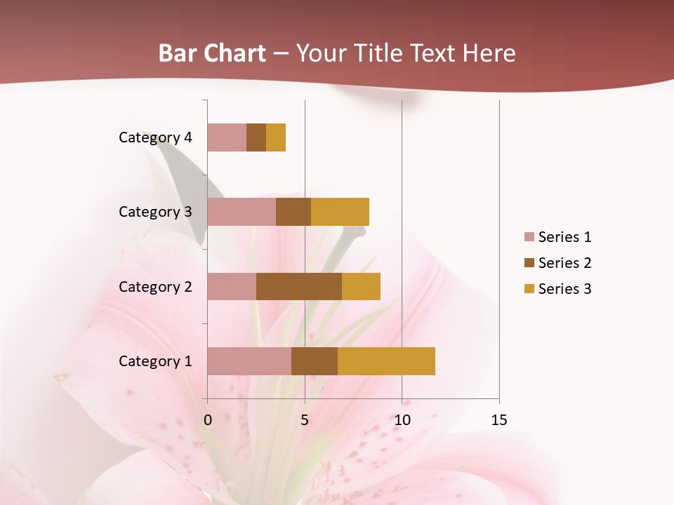 A Woman's Nails With Pink Flowers On Them PowerPoint Template