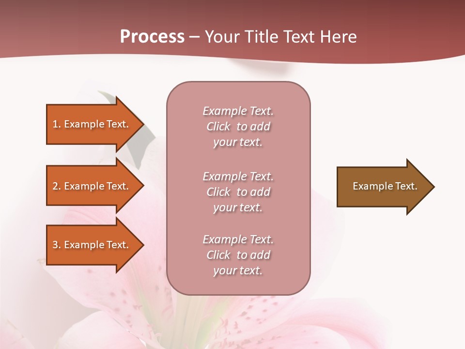 A Woman's Nails With Pink Flowers On Them PowerPoint Template