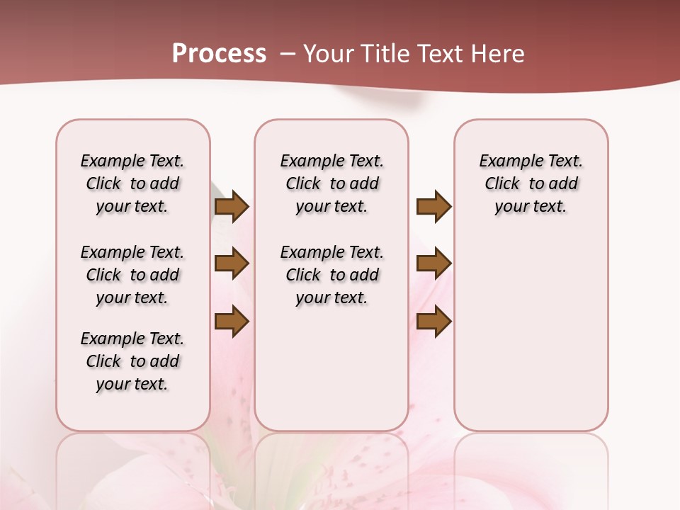 A Woman's Nails With Pink Flowers On Them PowerPoint Template