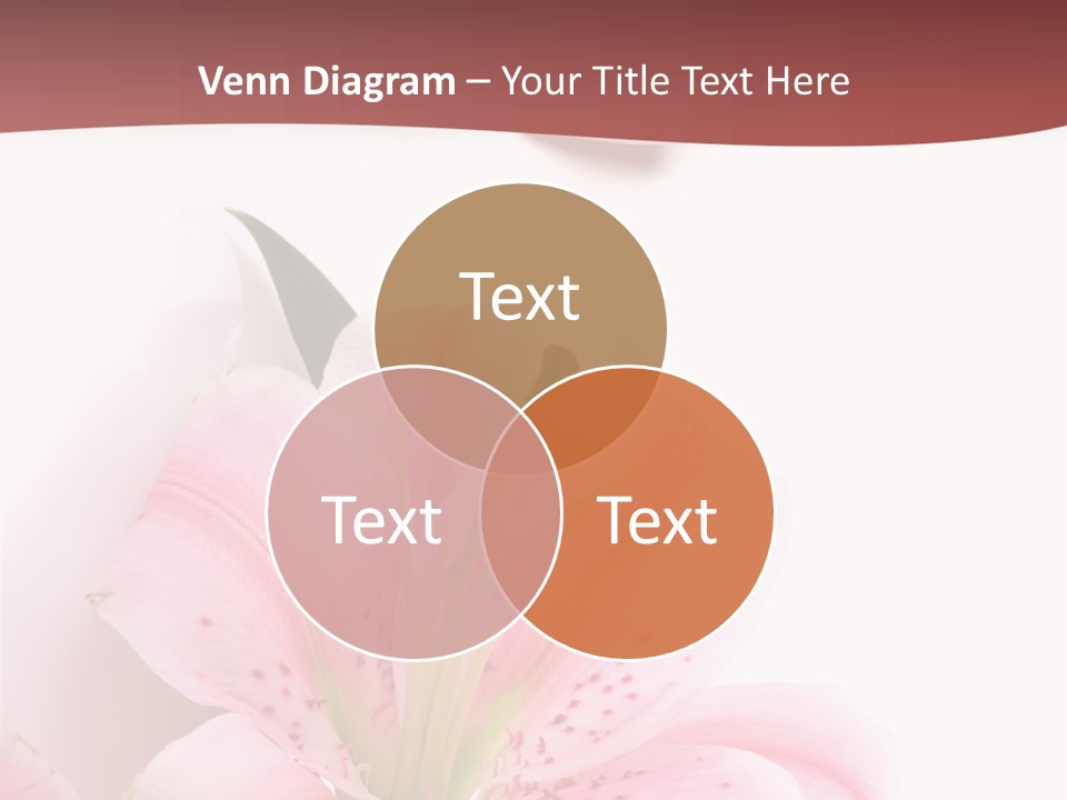 A Woman's Nails With Pink Flowers On Them PowerPoint Template