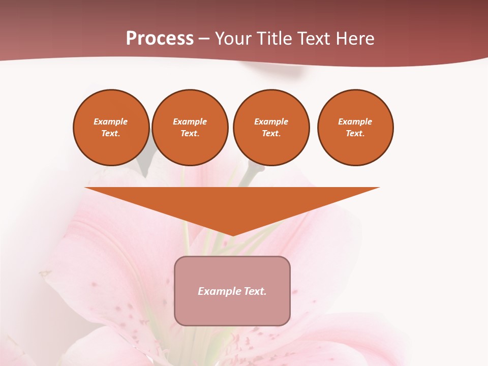 A Woman's Nails With Pink Flowers On Them PowerPoint Template