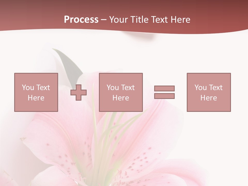 A Woman's Nails With Pink Flowers On Them PowerPoint Template