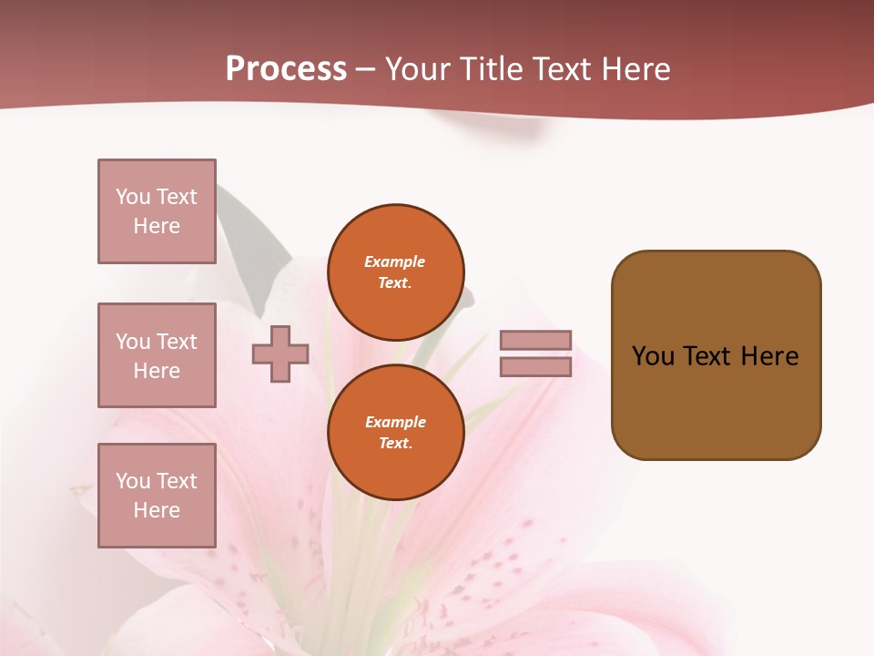 A Woman's Nails With Pink Flowers On Them PowerPoint Template