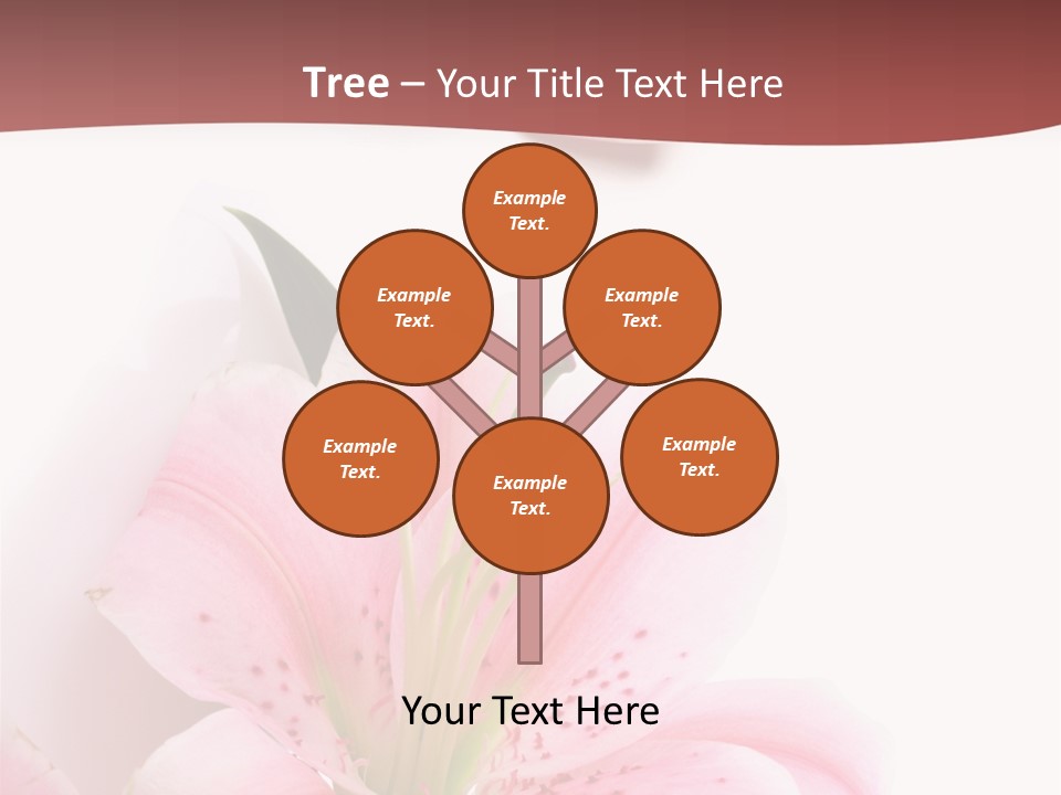 A Woman's Nails With Pink Flowers On Them PowerPoint Template