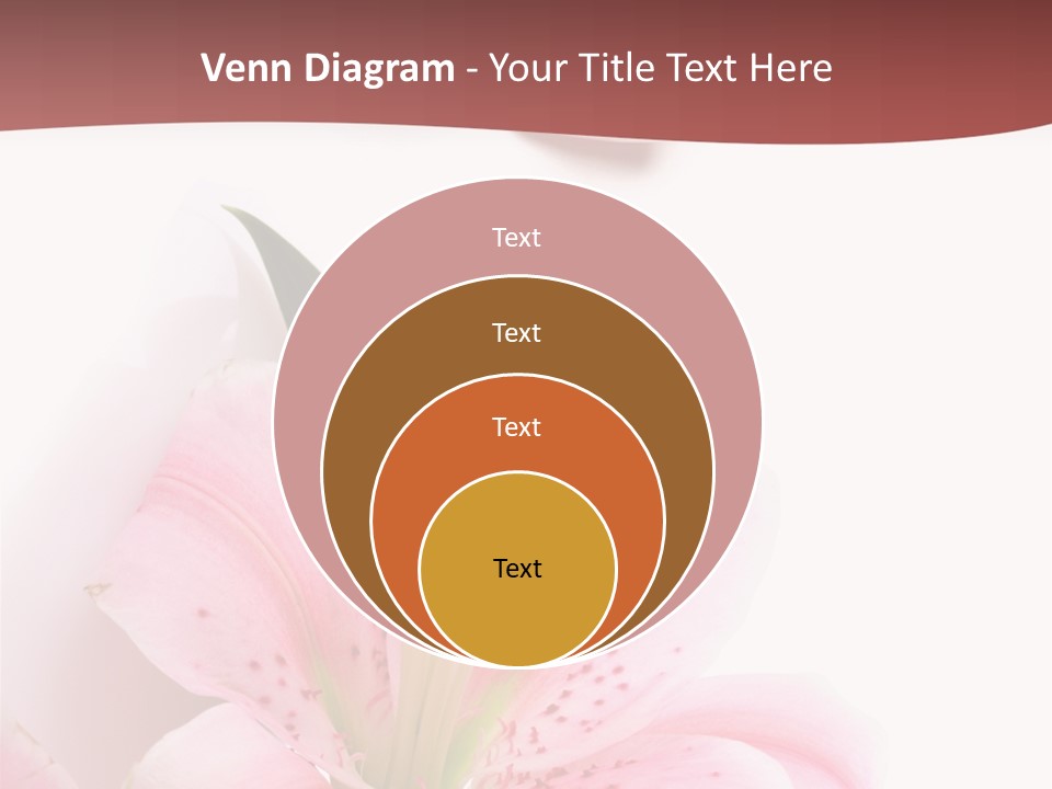 A Woman's Nails With Pink Flowers On Them PowerPoint Template