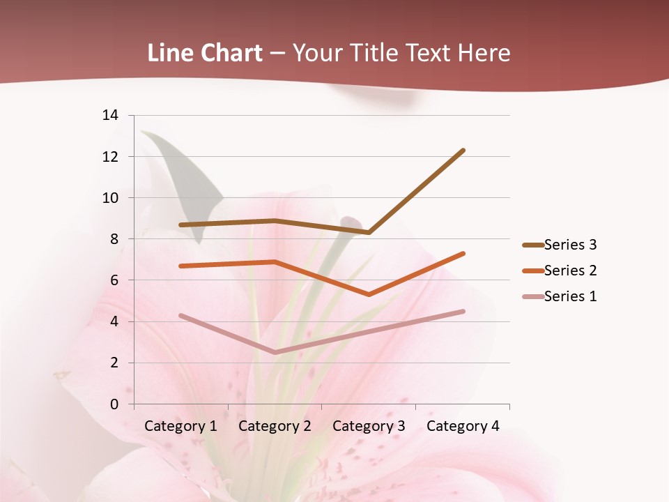 A Woman's Nails With Pink Flowers On Them PowerPoint Template