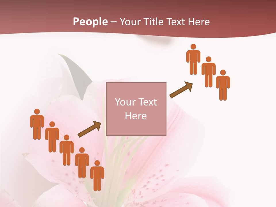 A Woman's Nails With Pink Flowers On Them PowerPoint Template