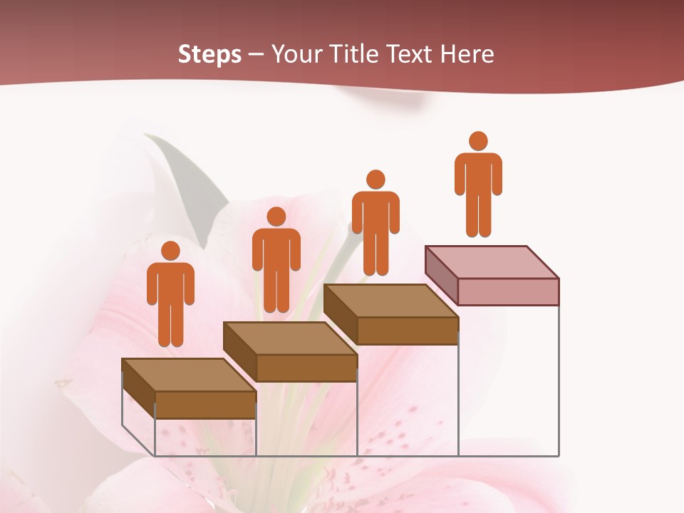 A Woman's Nails With Pink Flowers On Them PowerPoint Template