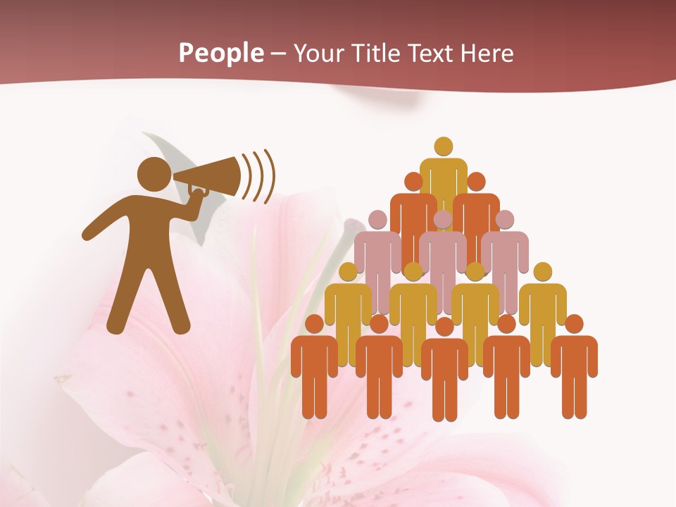 A Woman's Nails With Pink Flowers On Them PowerPoint Template