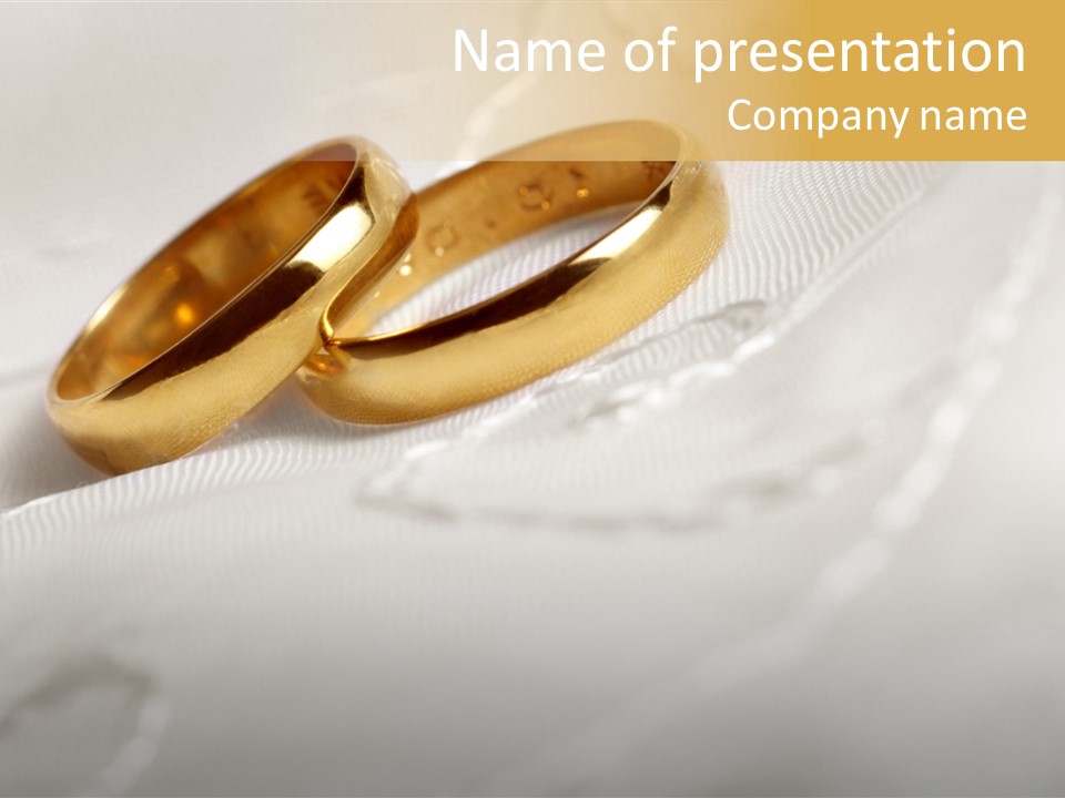 Golden Two Engraver PowerPoint Template