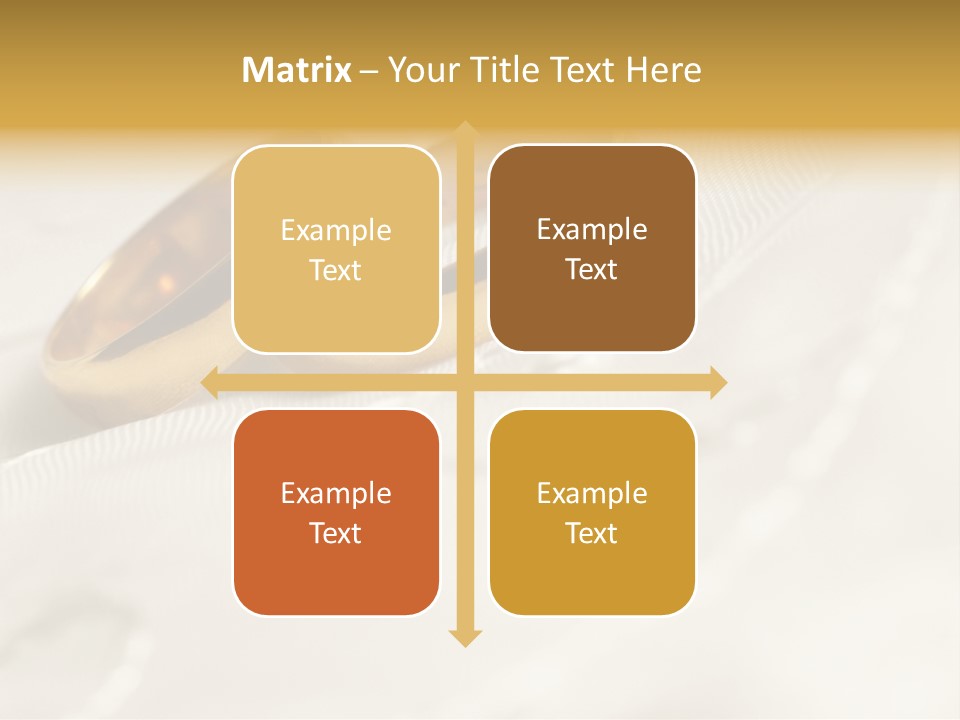 Golden Two Engraver PowerPoint Template