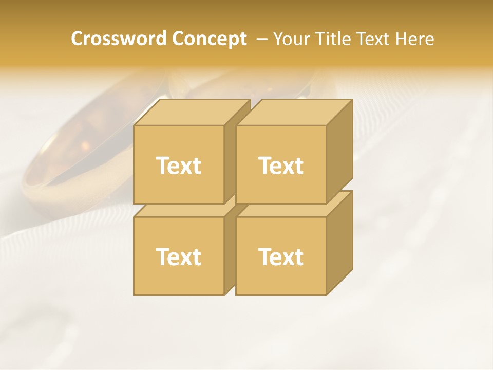 Golden Two Engraver PowerPoint Template