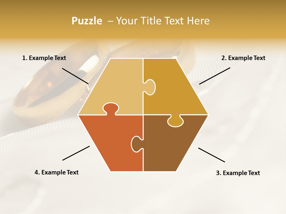 Golden Two Engraver PowerPoint Template