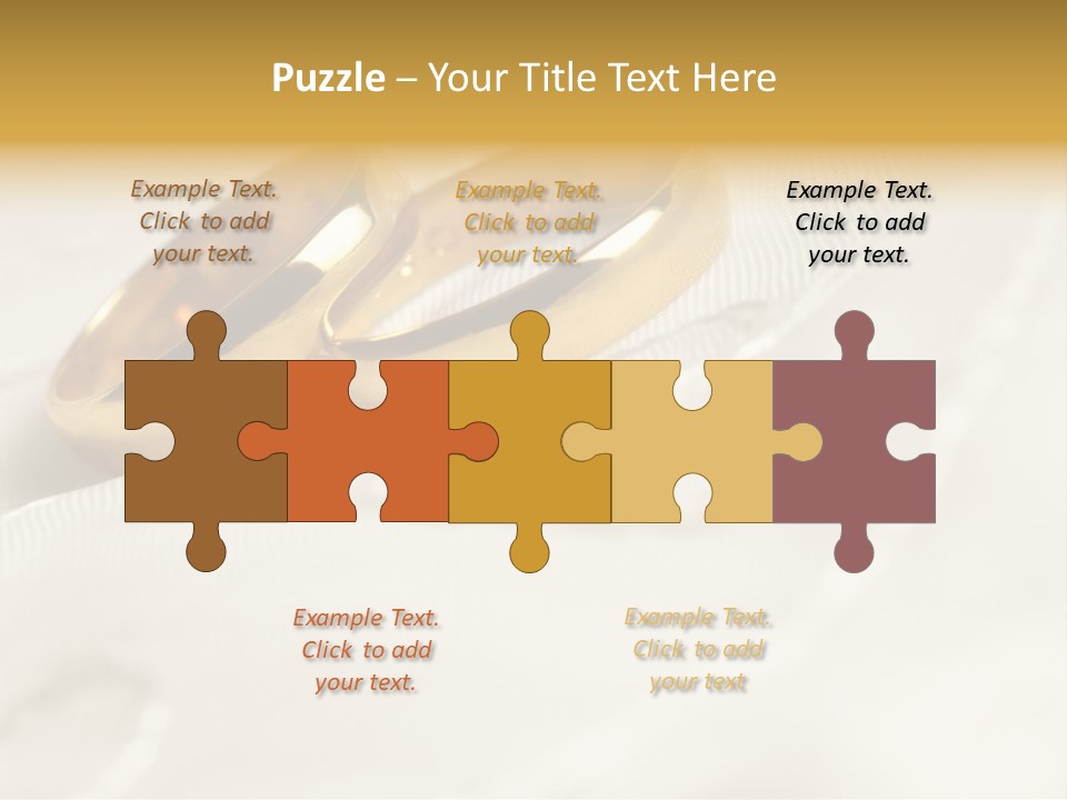 Golden Two Engraver PowerPoint Template
