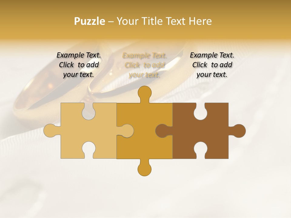 Golden Two Engraver PowerPoint Template