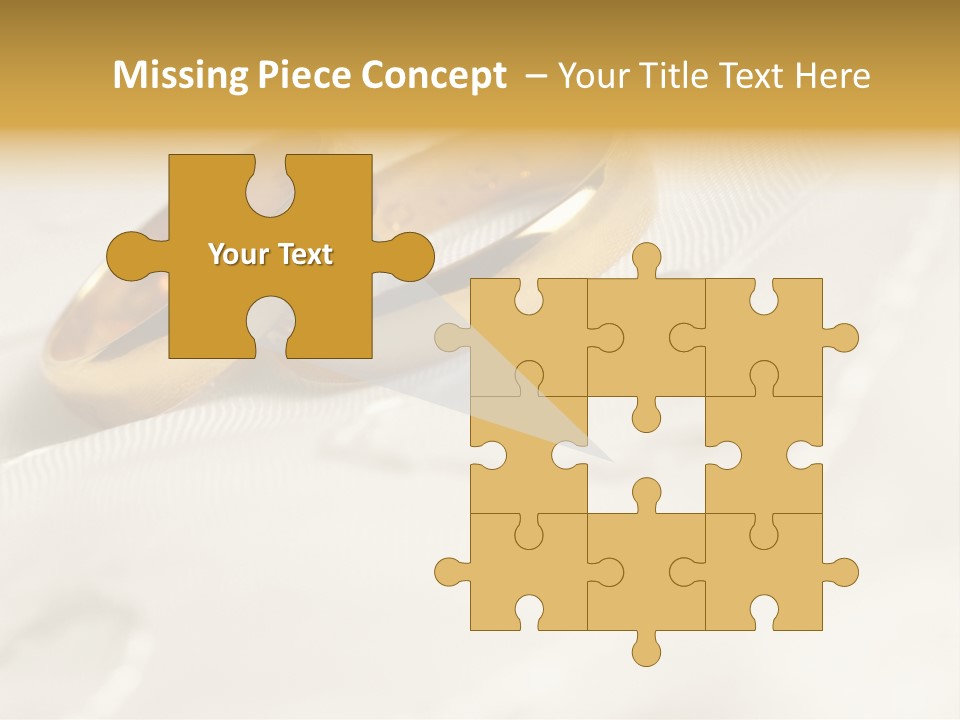 Golden Two Engraver PowerPoint Template