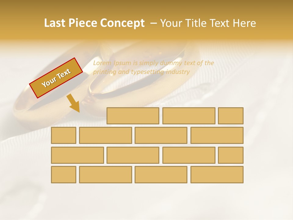 Golden Two Engraver PowerPoint Template
