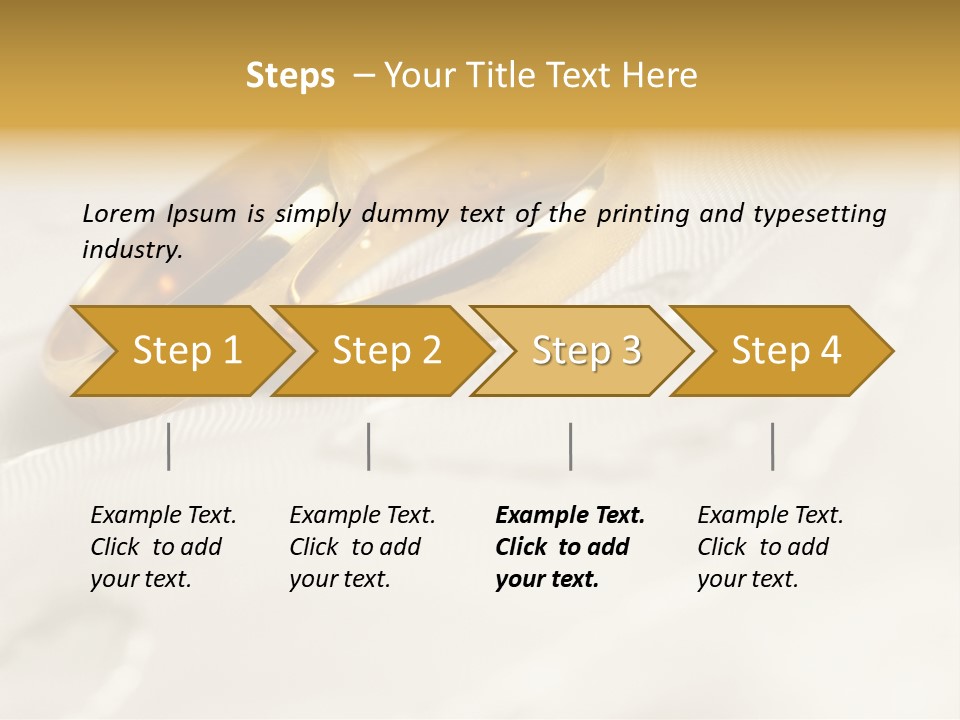 Golden Two Engraver PowerPoint Template
