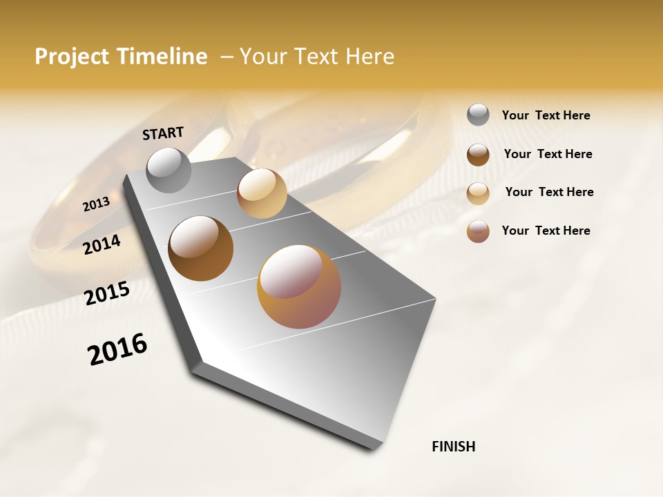 Golden Two Engraver PowerPoint Template
