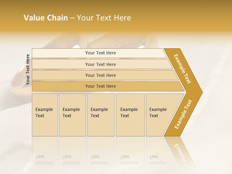 Golden Two Engraver PowerPoint Template
