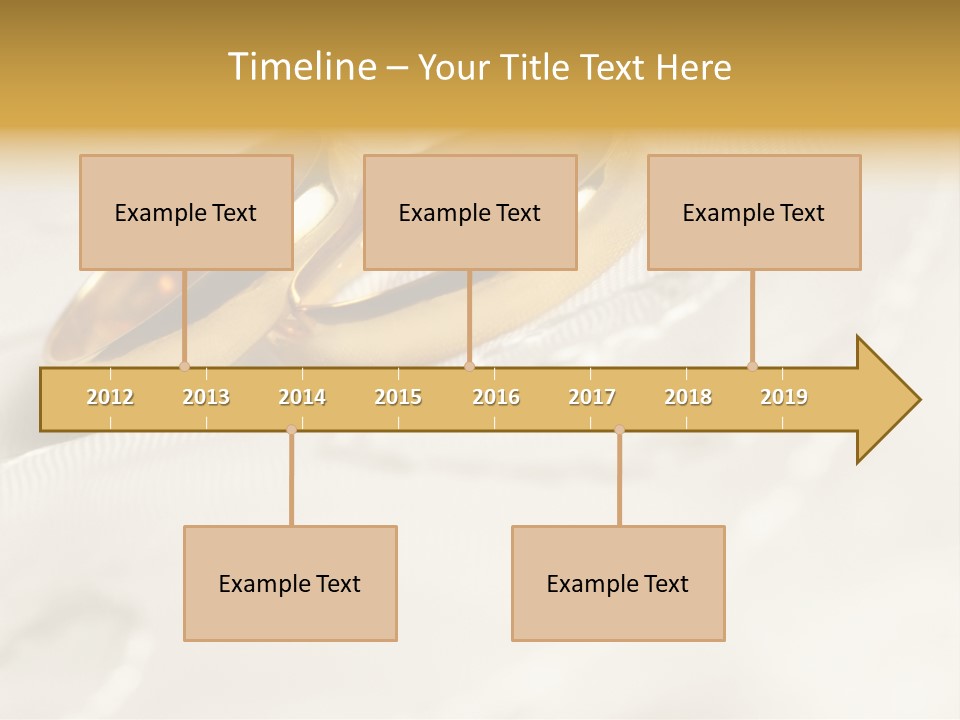 Golden Two Engraver PowerPoint Template