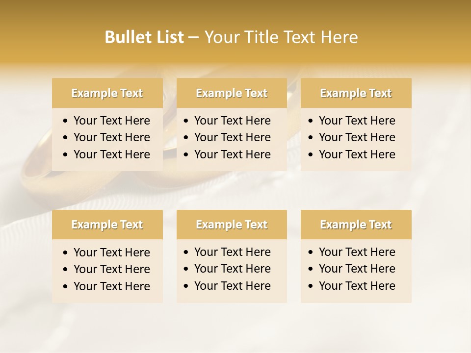 Golden Two Engraver PowerPoint Template