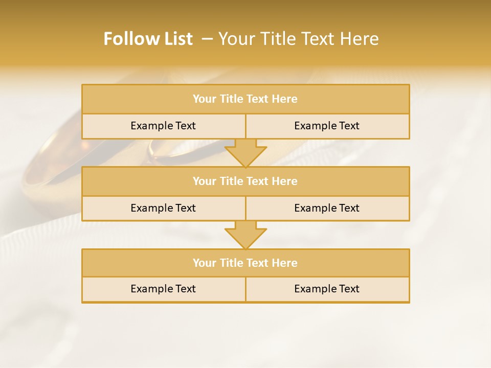 Golden Two Engraver PowerPoint Template