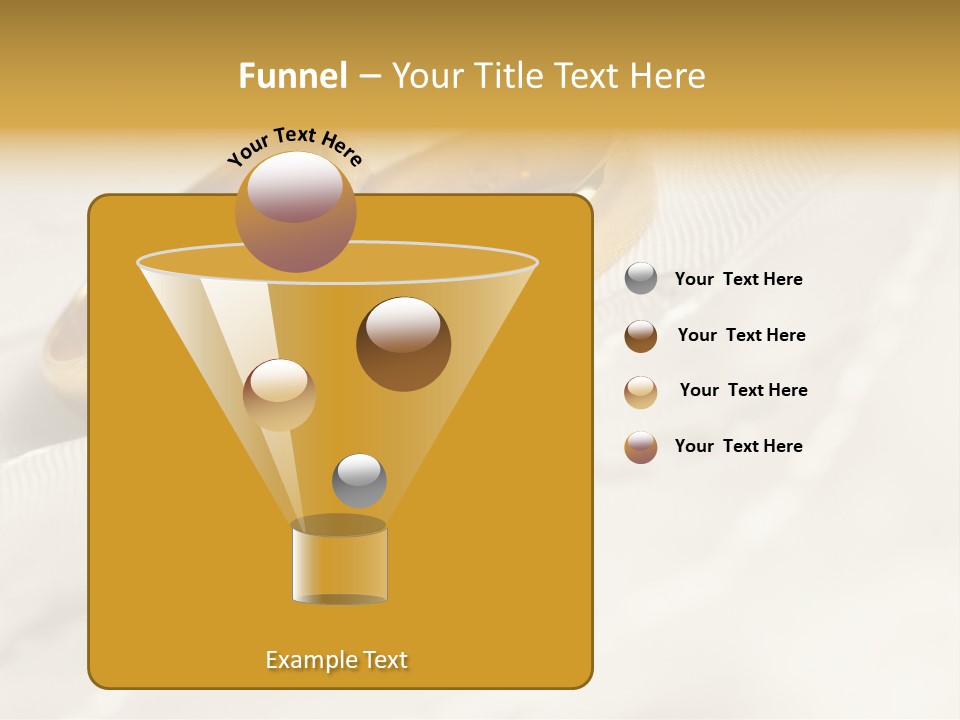 Golden Two Engraver PowerPoint Template