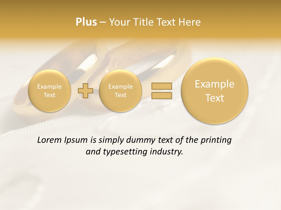 Golden Two Engraver PowerPoint Template