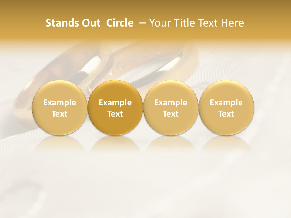 Golden Two Engraver PowerPoint Template