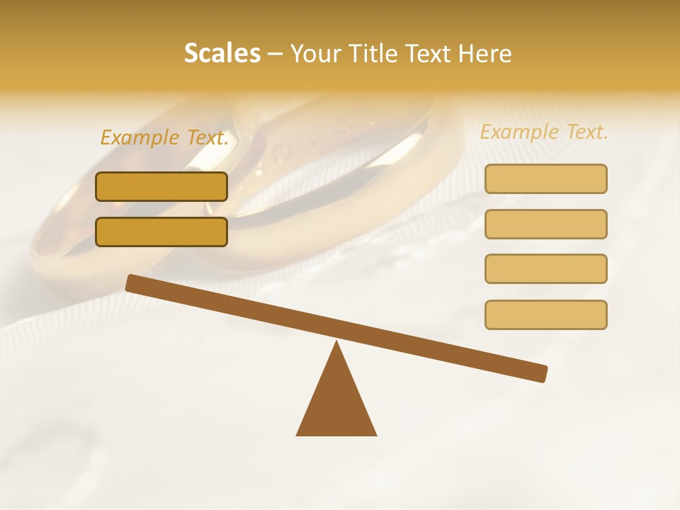 Golden Two Engraver PowerPoint Template