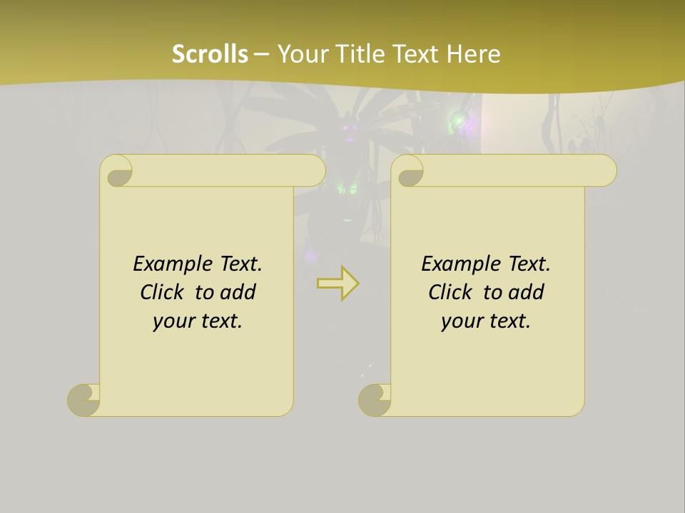 Cartoon Witch Fantasy PowerPoint Template
