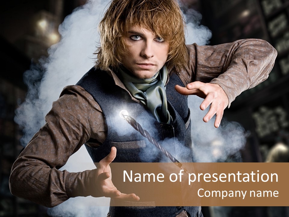 Stunt Performer Performance PowerPoint Template