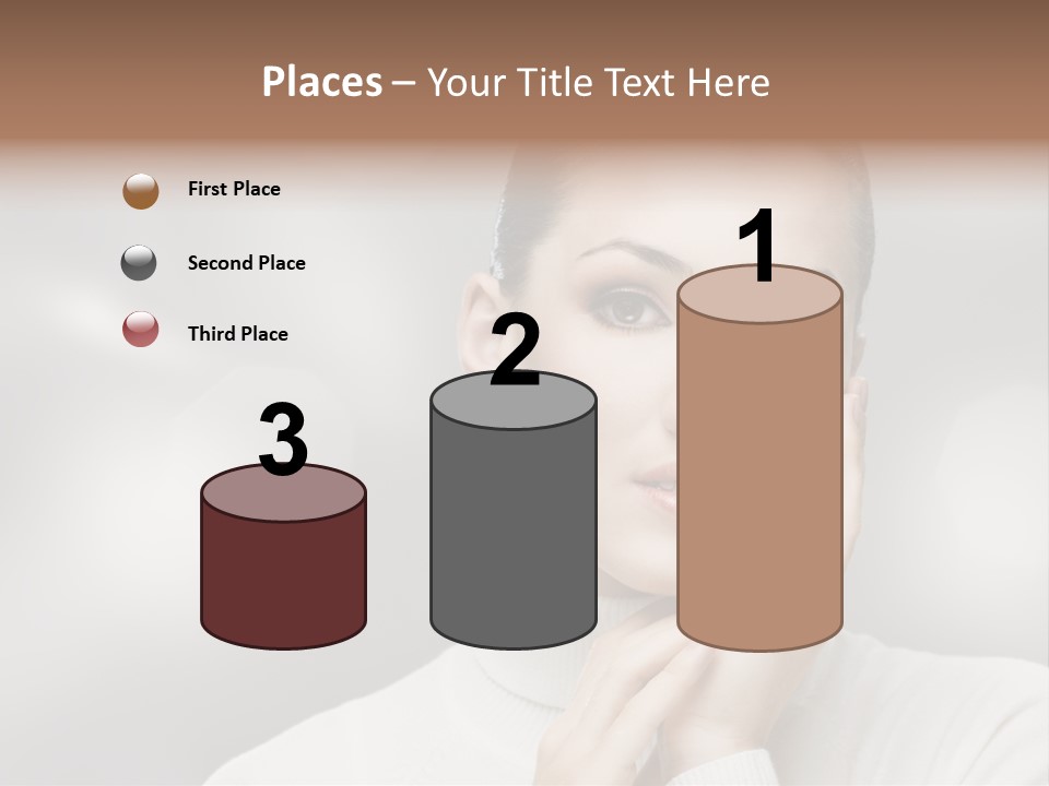 Only Female Cheerful PowerPoint Template