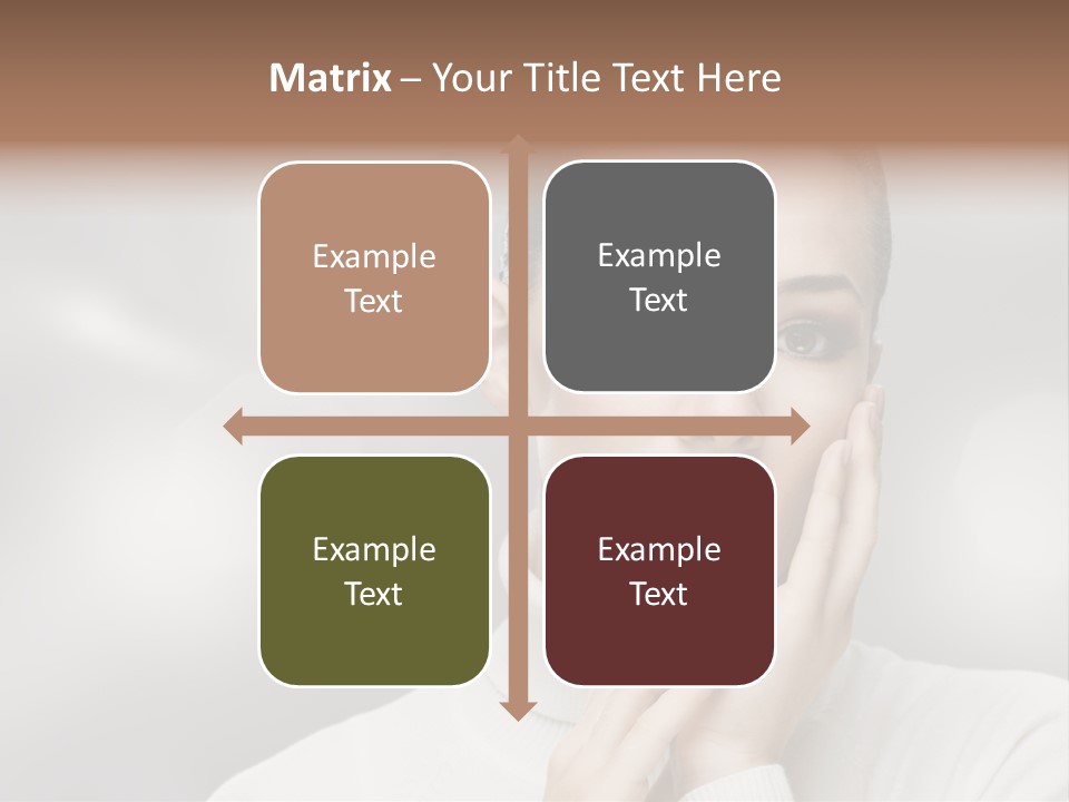 Only Female Cheerful PowerPoint Template