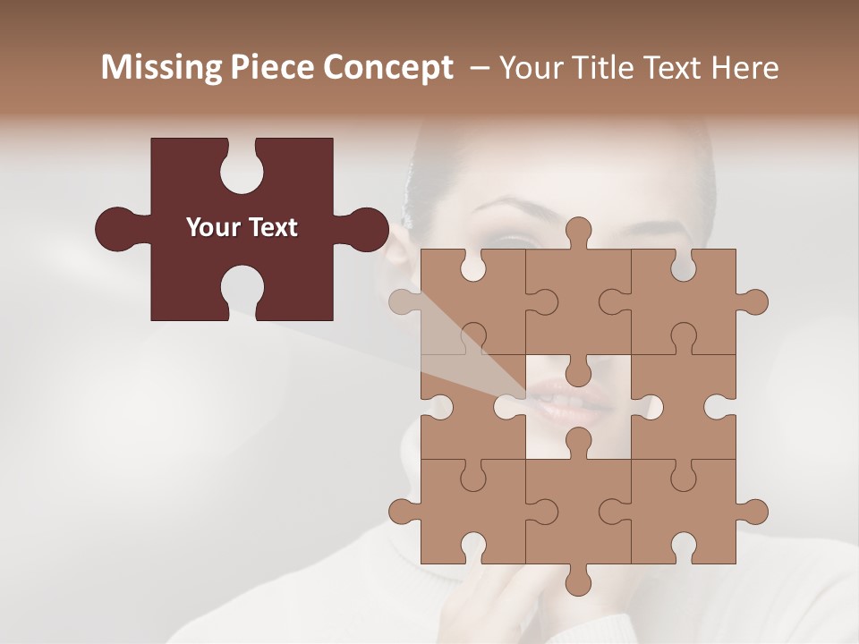 Only Female Cheerful PowerPoint Template